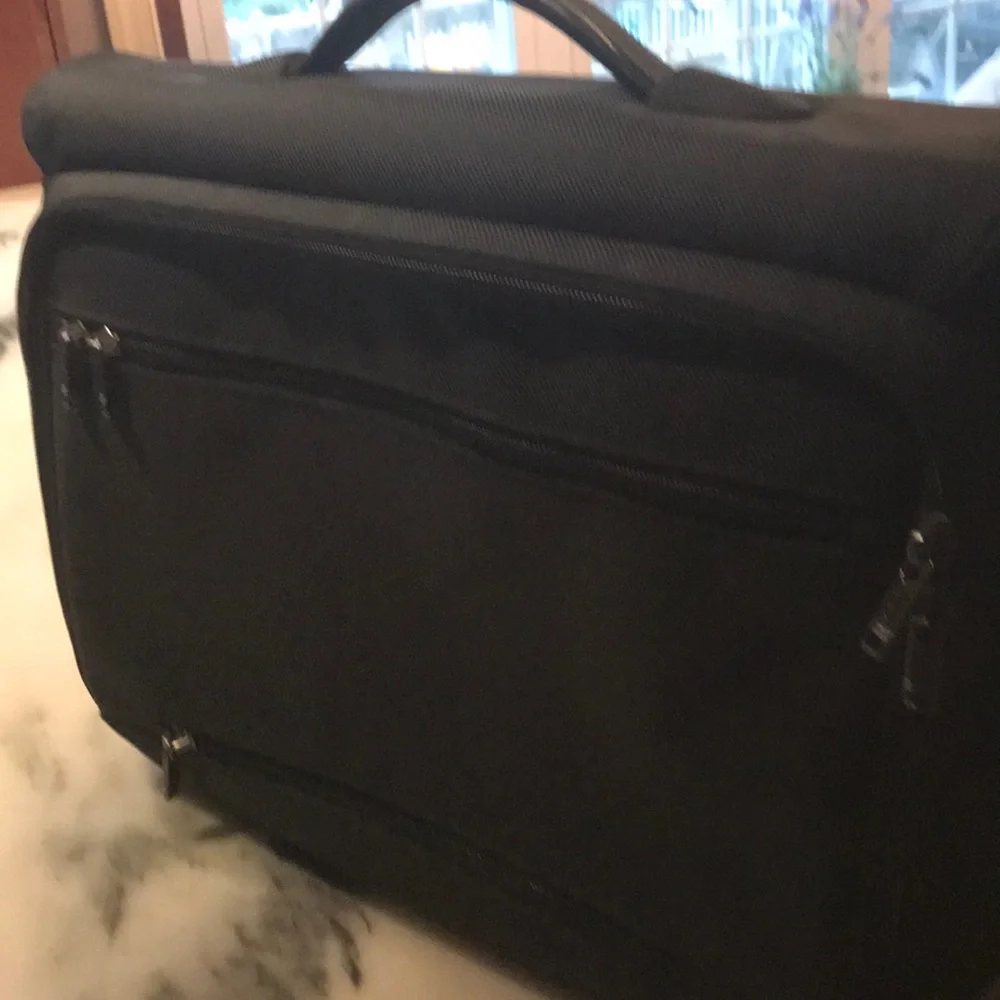 Tumi Black Laptop Messenger Bag